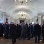 The reception in St Mary's Undercroft