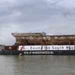 The City of Adelaide and a Thames Clipper